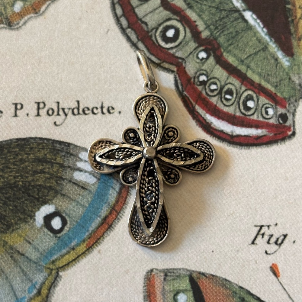 Sterling Sliver Cross From Jerusalem